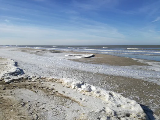 De Panne in de sneeuw (België)